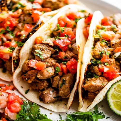 Pork Meat Tacos